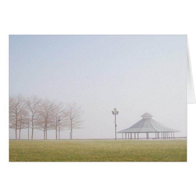Gazebo on a Misty Winter Day (Front Horizontal)