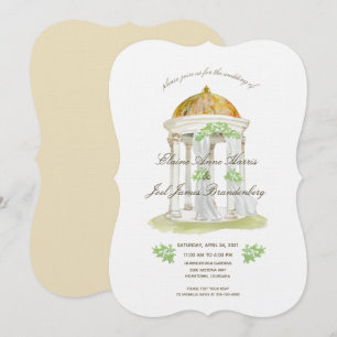 Gazebo Wedding Invitation