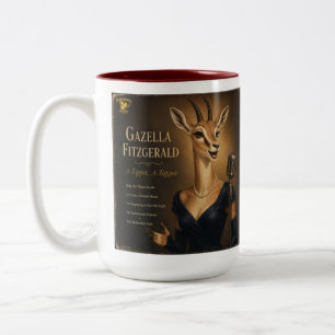 Gazella Fitzgerald: a Parody Two-Tone Coffee Mug