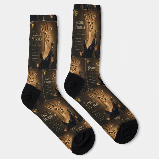 Gazella Fitzgerald Album: a Parody Socks (Right)