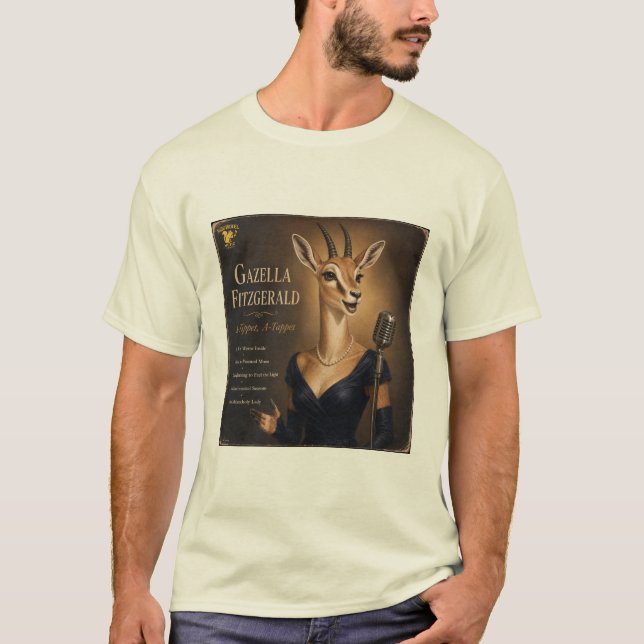 Gazella Fitzgerald Album: a Parody T-Shirt (Front)