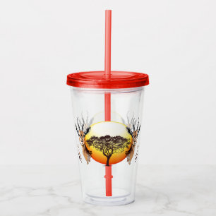 Gazelle African Antelope Wild Animal Acrylic Tumbler