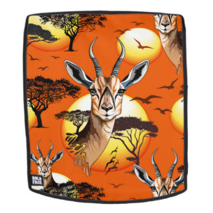 Gazelle African Antelope Wild  Animal Backpack