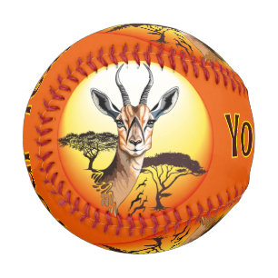Gazelle African Antelope Wild Animal Baseball