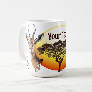 Gazelle African Antelope Wild  Animal Coffee Mug