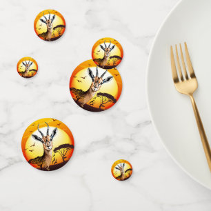 Gazelle African Antelope Wild Animal Confetti