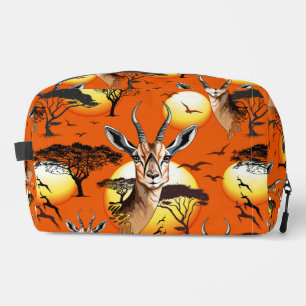 Gazelle African Antelope Wild  Animal Dopp Kit
