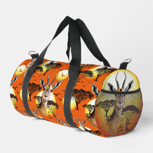 Gazelle African Antelope Wild  Animal Duffle Bag