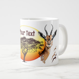 Gazelle African Antelope Wild  Animal Large Coffee Mug