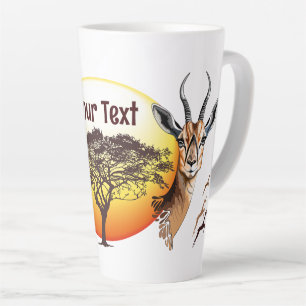 Gazelle African Antelope Wild  Animal Latte Mug