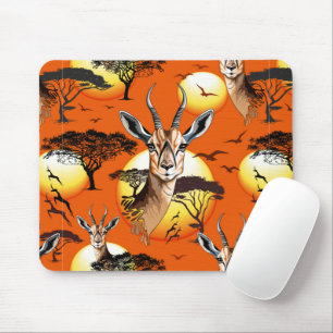 Gazelle African Antelope Wild Animal Mouse Mat