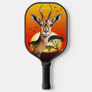Gazelle African Antelope Wild Animal Pickleball Paddle