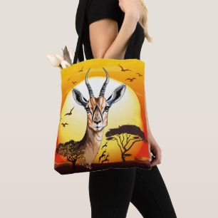 Gazelle African Antelope Wild  Animal Tote Bag