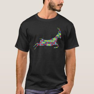 Gazelle Autism Awareness Kids Antelope Puzzle Day T-Shirt