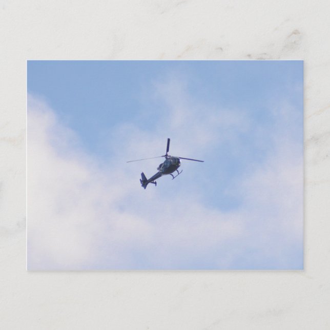 Gazelle Helicopter Postcard (Front)