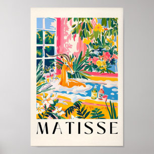 Gazelle In Bathtub Funny Print, Bathroom Decor, Sa Poster