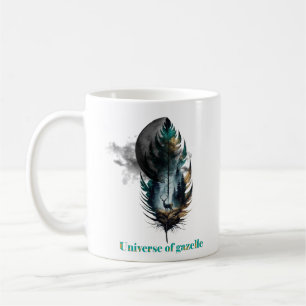 Gazelle in the Universe T-shirt Design Coffee Mug