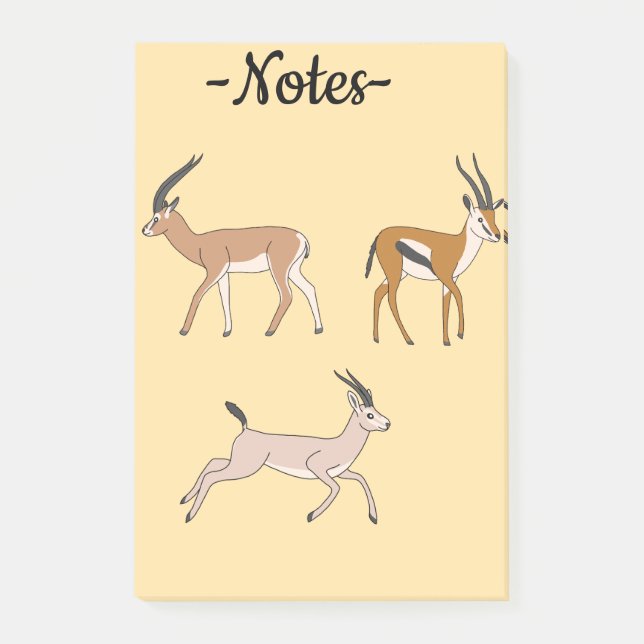 Gazelles Post-it Notes (Front)