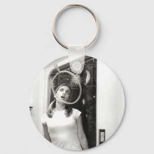 Gazing at the Cosmos Keychain