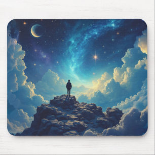 Gazing at the universe art mouse mat