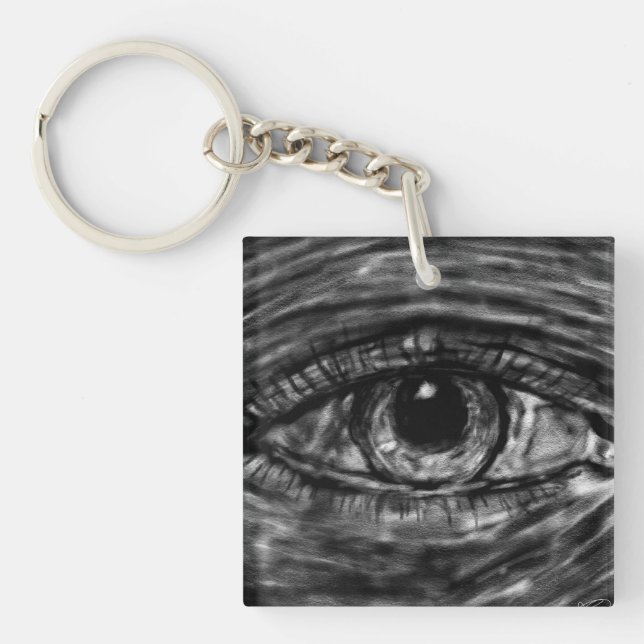 Gazing Eye Key Ring (Front)