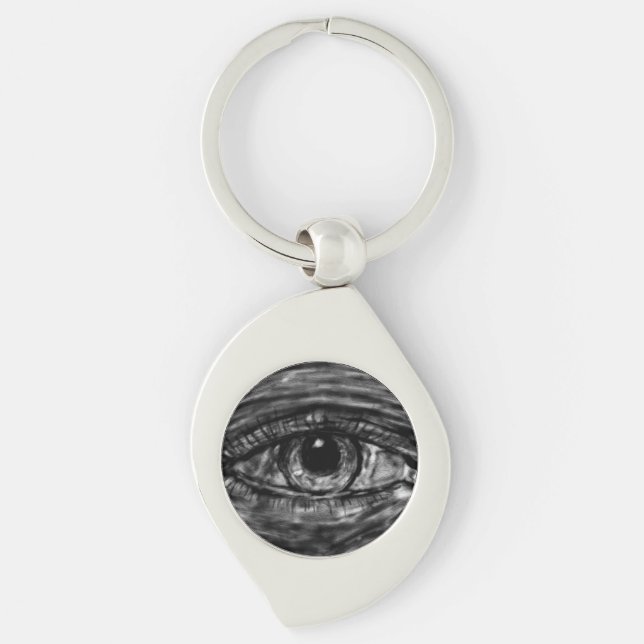 Gazing Eye Key Ring (Front)