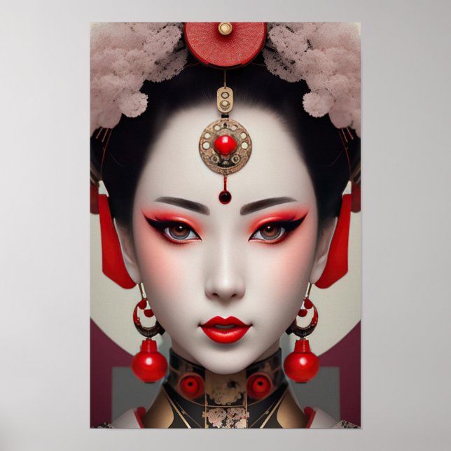 Gazing Geisha Poster (Front)