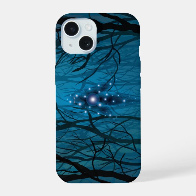 Gazing Into the Void iPhone 15 Case (Back)