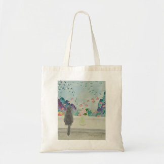 Gazing Out the Window Tote Bag