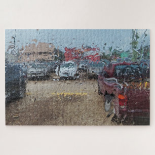 Gazing out to a Blurry day Puzzle
