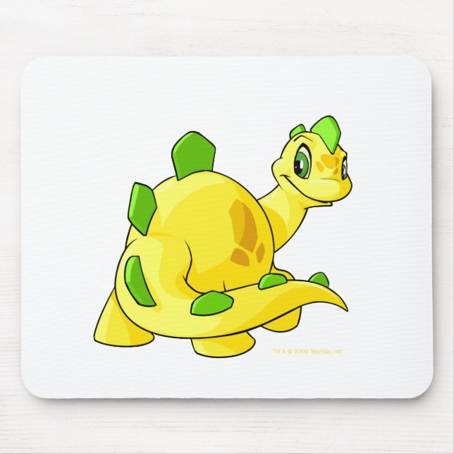 Gazing yellow Chomby Mouse Mat (Front)