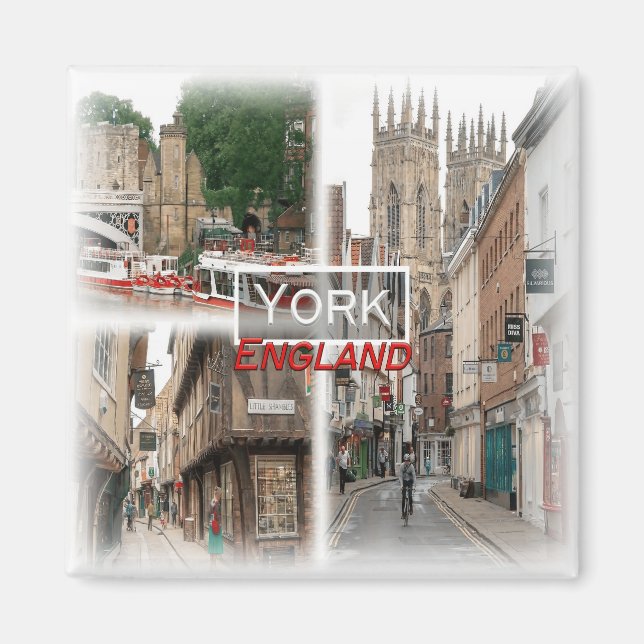 GB0144 Europe, England, York, Fridge Magnet (Front)