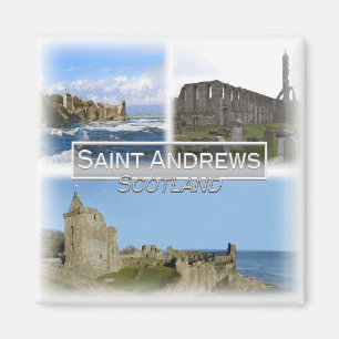 GB0148 Europe, Scotland, Saint Andrews, Fridge Magnet