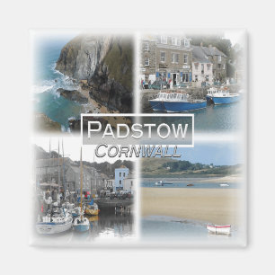 GB0150 Europe, England, Cornwall, Padstow, Fridge Magnet