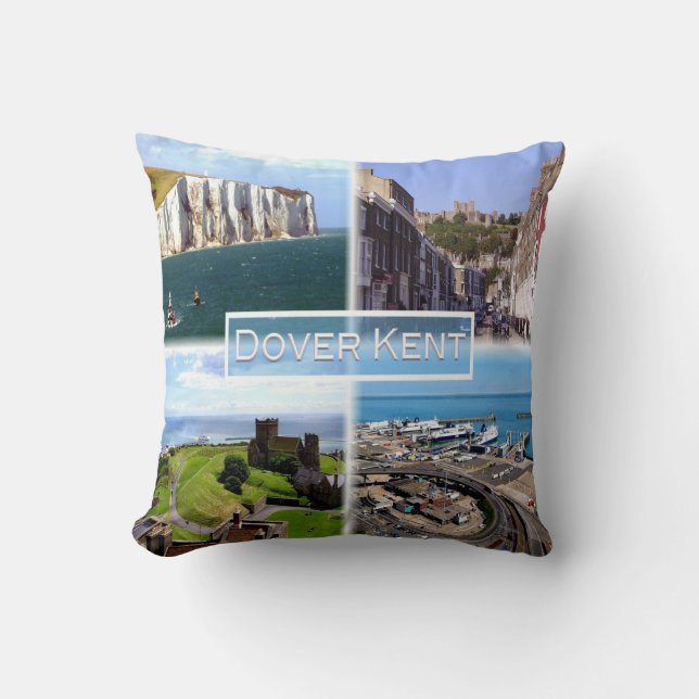 GB Dover Kent - Dover Castle - White Cliff - Castl Cushion (Front)