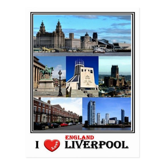 GB England Liverpool Postcard Zazzle.co.uk
