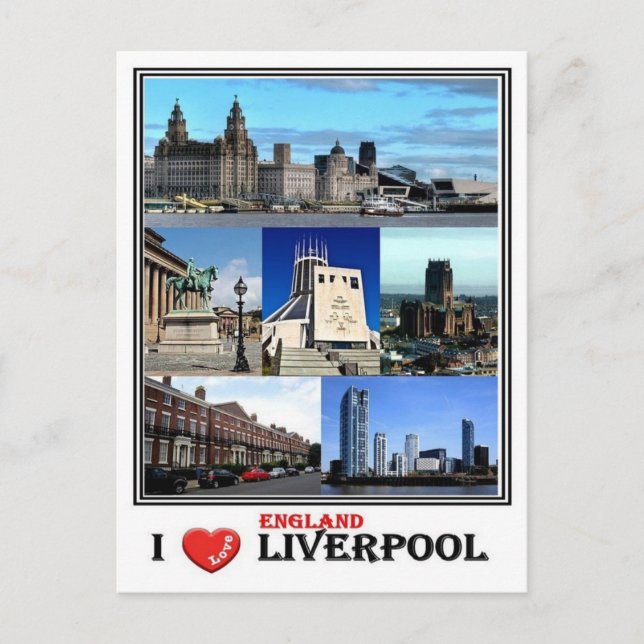 GB England - Liverpool - Postcard (Front)