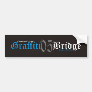 GB GENUINE THREADS BLUE BUMPER STICKER