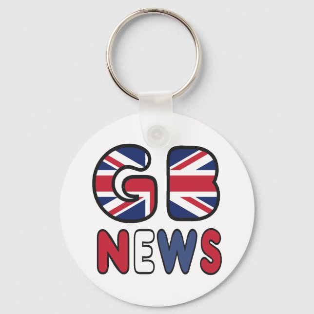 GB News Key Ring (Front)