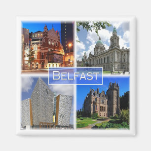 GB Northern Ireland - BELFAST - Fridge Magnet
