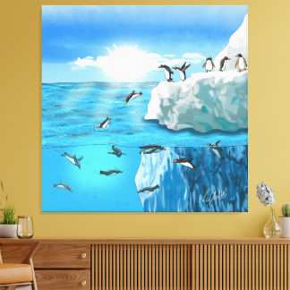 GB Print on canvas pinuine