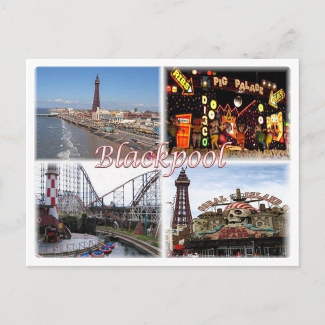 GB United Kingdom - England - Blackpool - Postcard (Front)