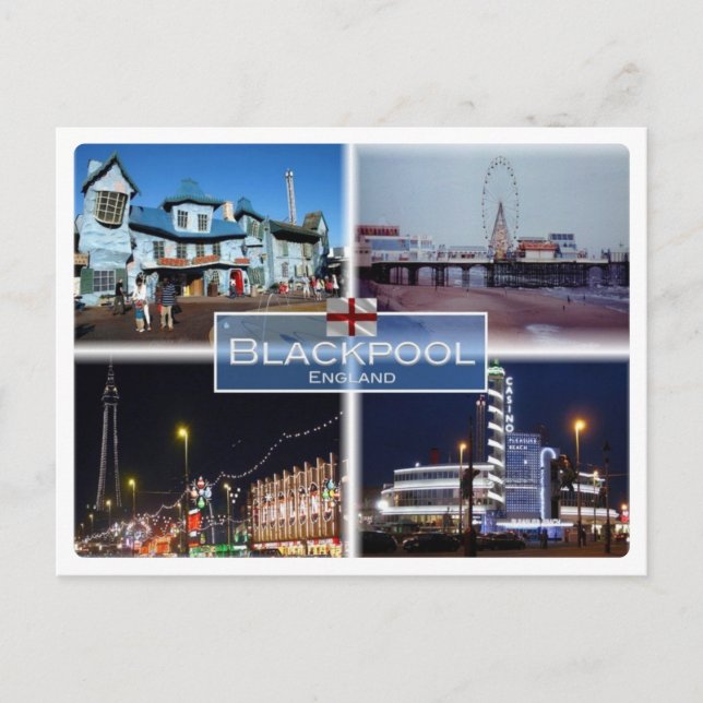 GB United Kingdom - England - Blackpool - Postcard (Front)