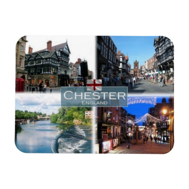GB United Kingdom - England - Chester - Magnet (Horizontal)