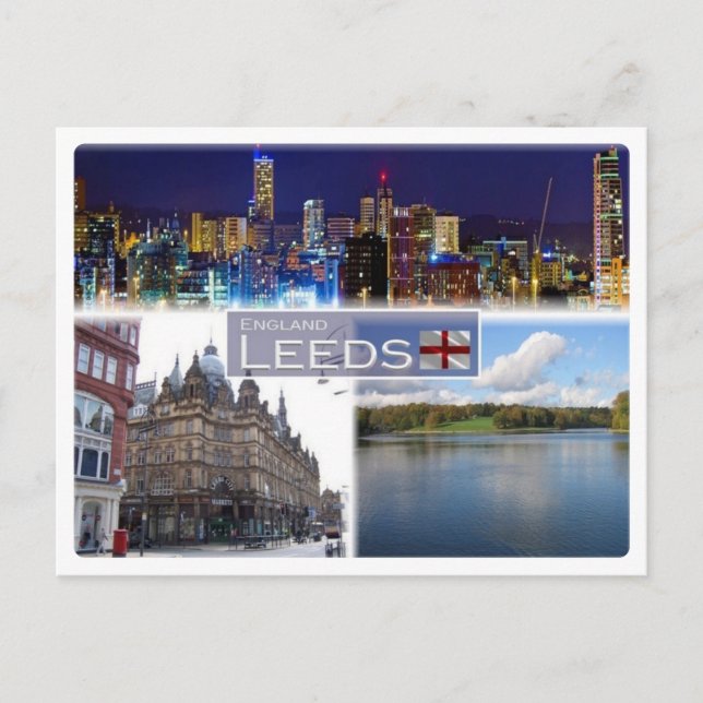 GB United Kingdom - England - Leeds - Yorkshire - Postcard (Front)