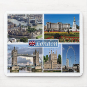 GB United Kingdom - England - London By Day - Mouse Mat