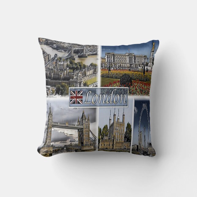 GB ^ United Kingdom - England -  London Cushion (Front)
