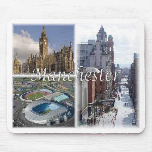GB United Kingdom - England - Manchester - Mouse Mat (Front)