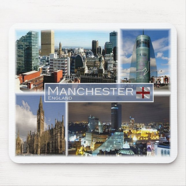 GB United Kingdom - England - Manchester - Mouse Mat (Front)
