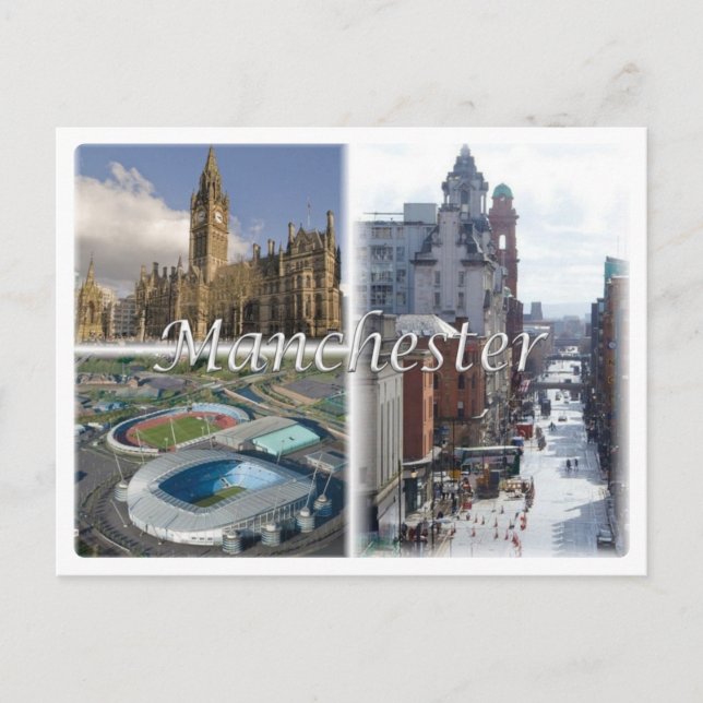 GB United Kingdom - England - Manchester - Postcard (Front)